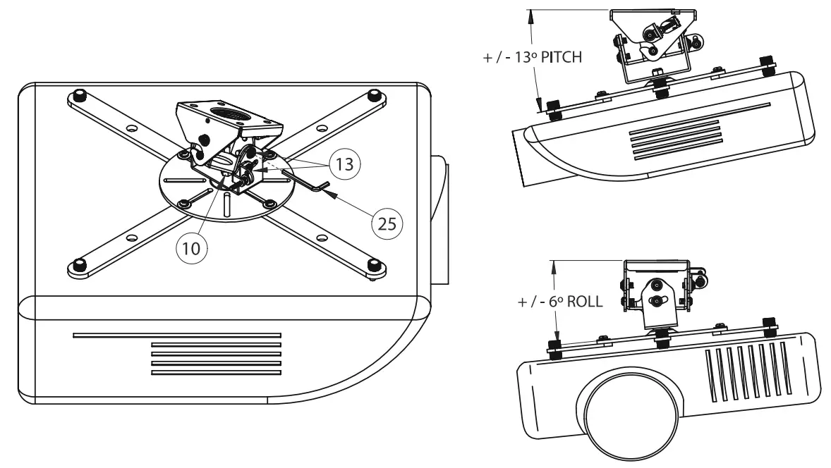 ADJUSTING THE PROJECTOR
