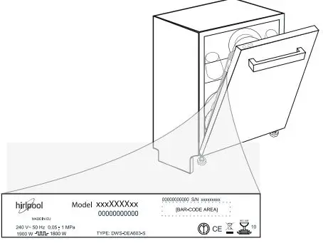 Whirlpool WRIC 3C26 P Stainless Steel Dishwasher-FIG24