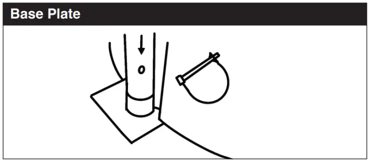 AMERICAN TENT 15foot x 30foot Commercial Party Frame Tent - Base Plate