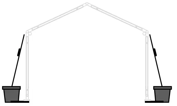 AMERICAN TENT 15foot x 30foot Commercial Party Frame Tent - Giffy Package 1