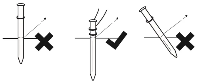 AMERICAN TENT 15foot x 30foot Commercial Party Frame Tent - Staking
