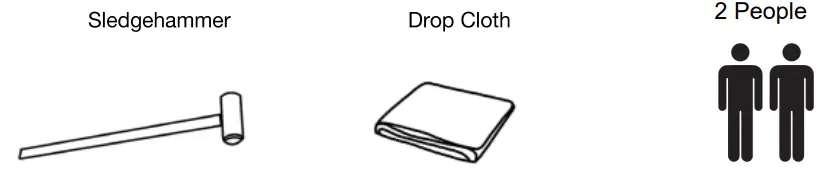 AMERICAN TENT 15foot x 30foot Commercial Party Frame Tent - Tools