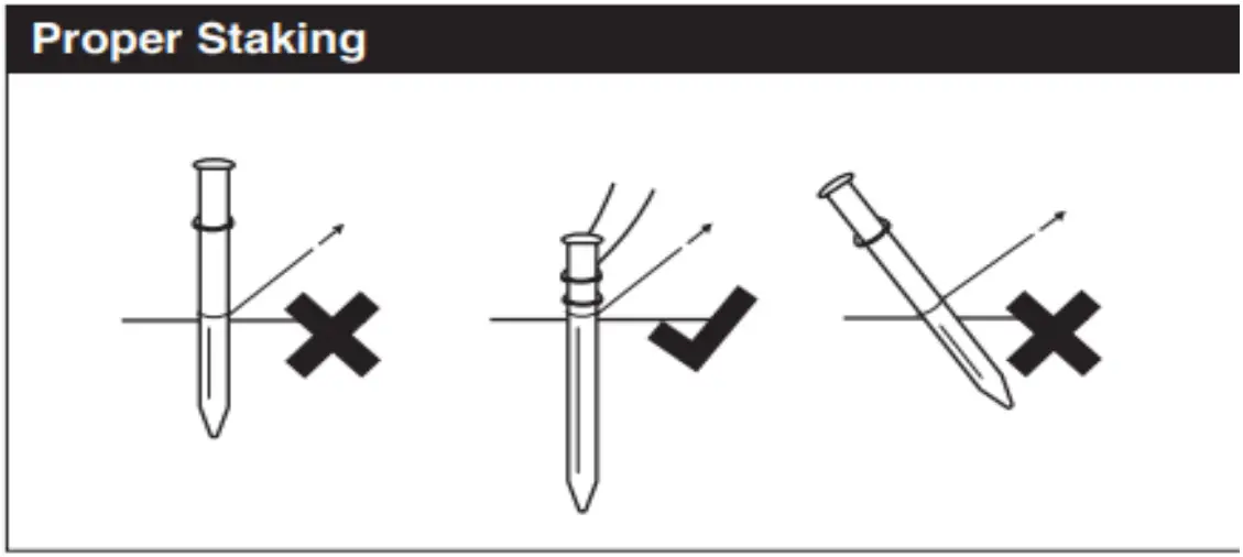 AMERICAN TENT 15foot x 30foot Commercial Party Frame Tent - stakes