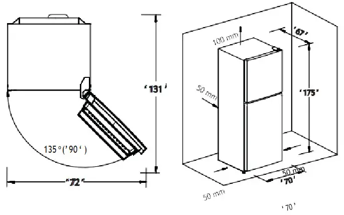 SUMMIT FF1513SS Top Mount Refrigerator Freezer - fig 3