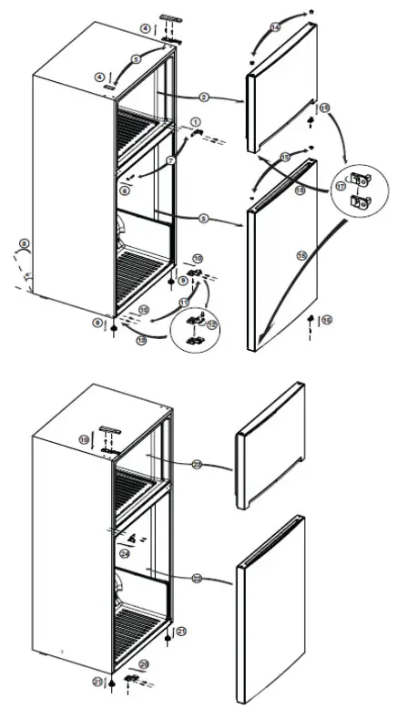 SUMMIT FF1513SS Top Mount Refrigerator Freezer - fig 9