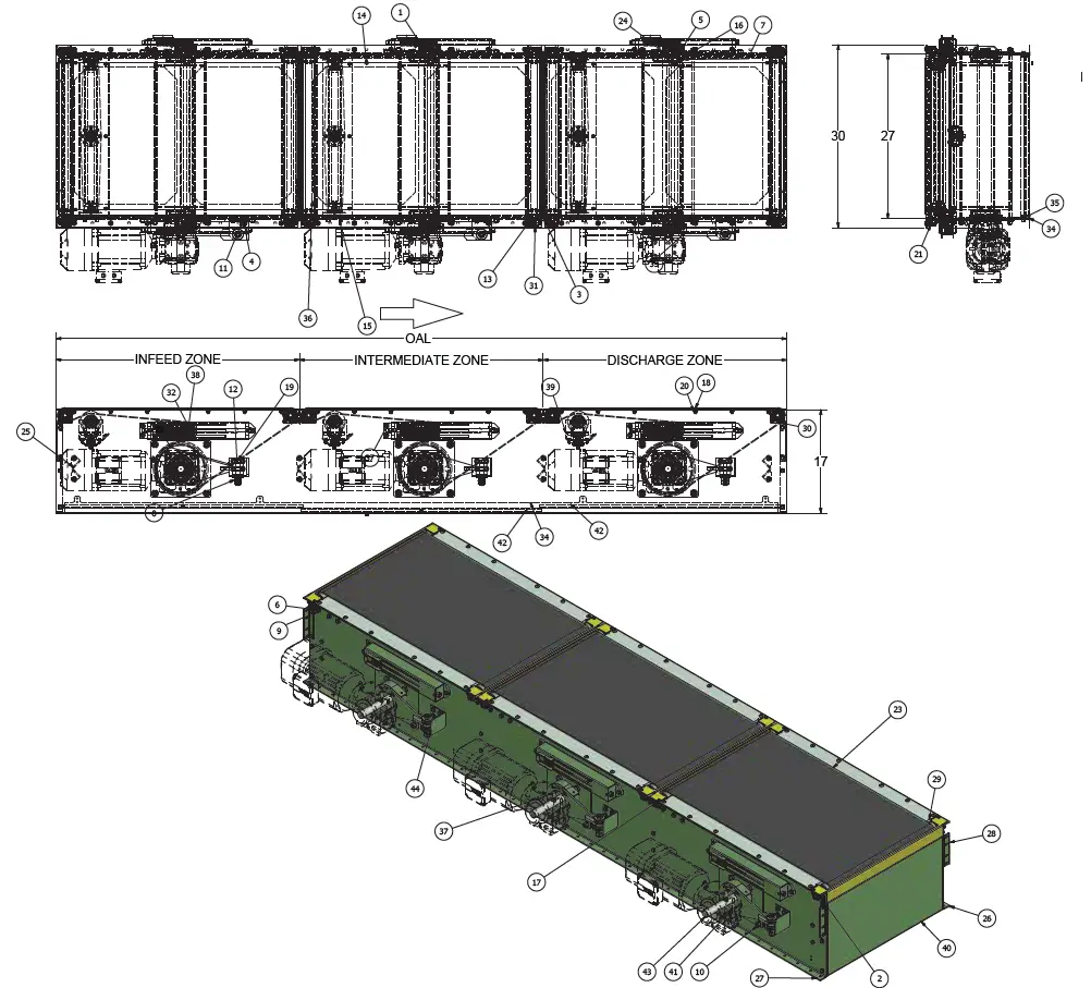 HYTROL Gapper-D High Speed Belt Conveyor 10