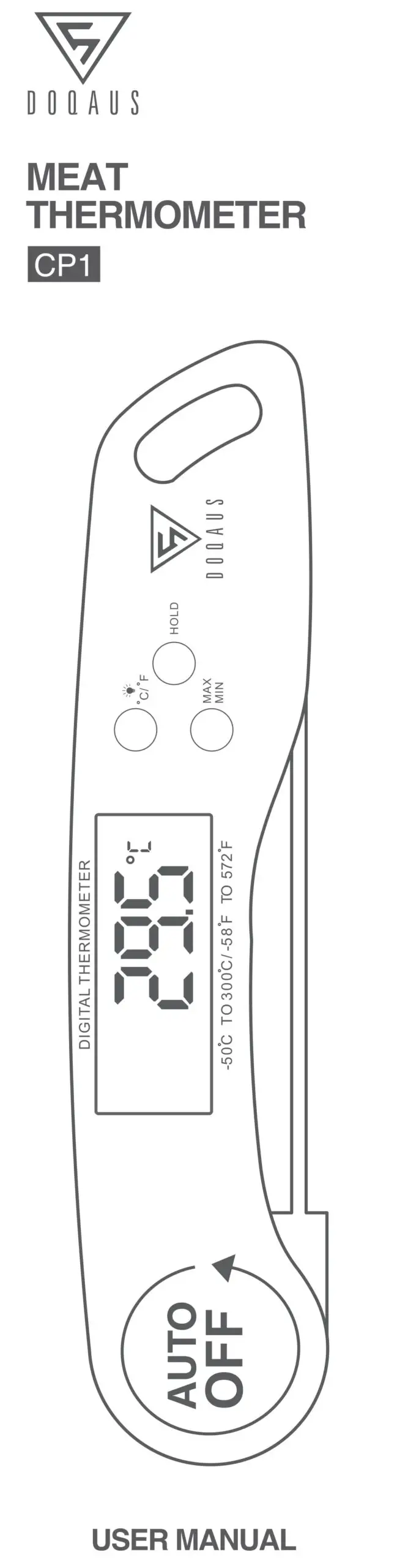 DOQAUS CP1 Digital Meat Thermometer User Manual