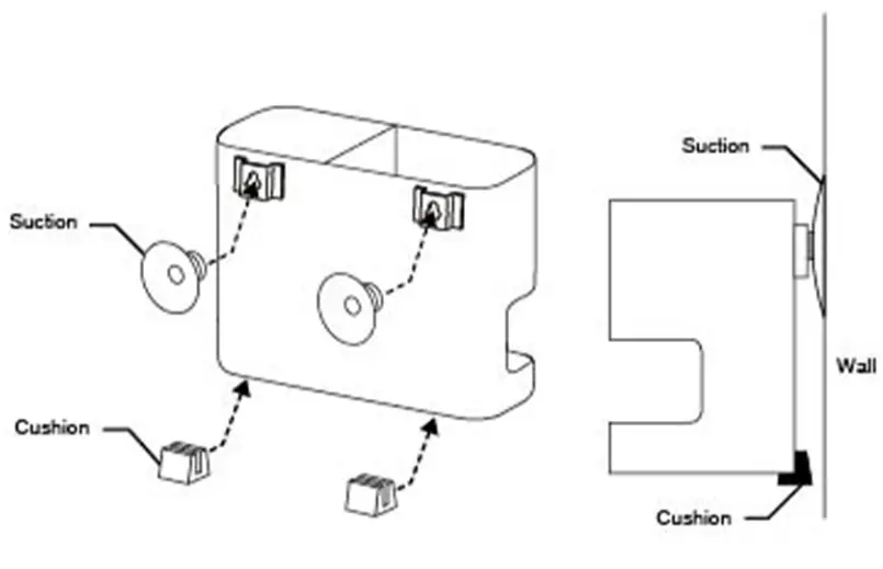 DELTA 7593 Hair and Hair Iron Holder, Beautes White - parts 2