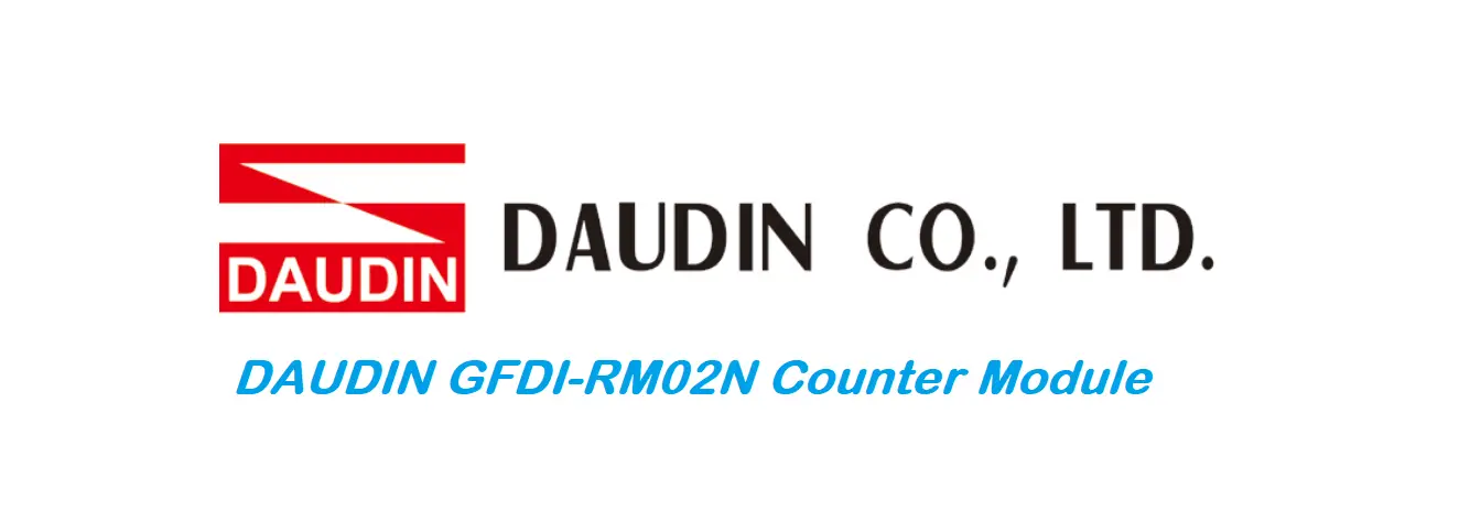 Daudin Gfdi-rm02n Counter Module User Manual Daudin Gfdi-rm02n Counter Module User Manual