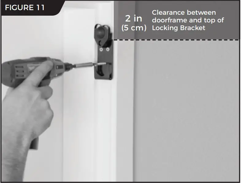 Install Locking Brackets