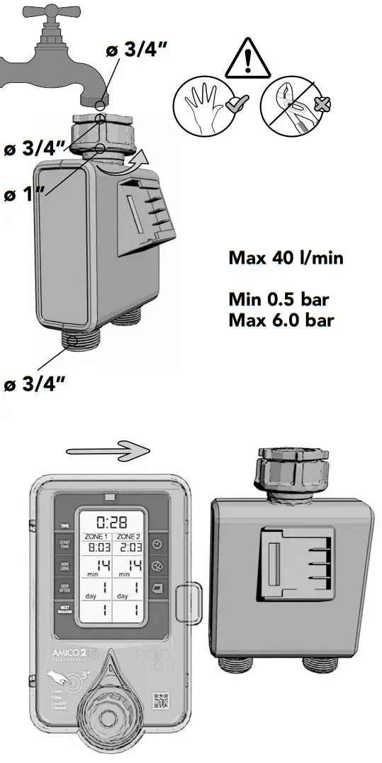 AMICO 2 435405 Irrigation Tap Timer - fig 5
