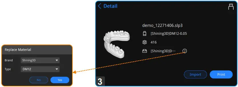 SHINING 3D Accufab D1 Dental 3D Printer - Print 12