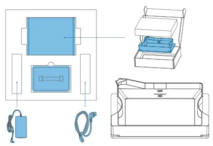 SHINING 3D Accufab D1 Dental 3D Printer - Printer Setup 1