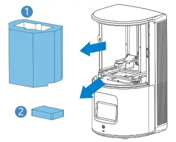 SHINING 3D Accufab D1 Dental 3D Printer - Printer Setup 2