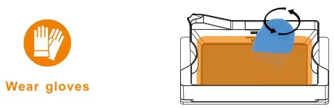 SHINING 3D Accufab D1 Dental 3D Printer - Printer Setup 8