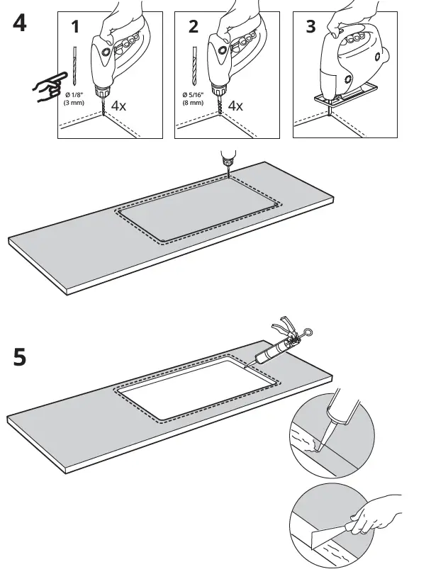 IKEA-AA-1793060-7-VATTUDALEN-Inset-Sink-1-Bowl-with-Drainboard-FIG-7