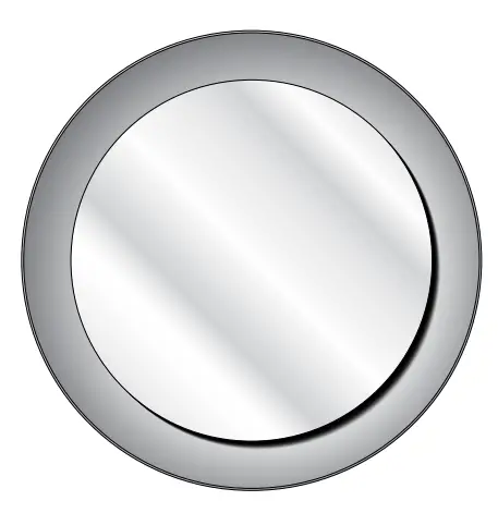 BEGA 51 198.1 Illuminated Mirror for Indoor Use