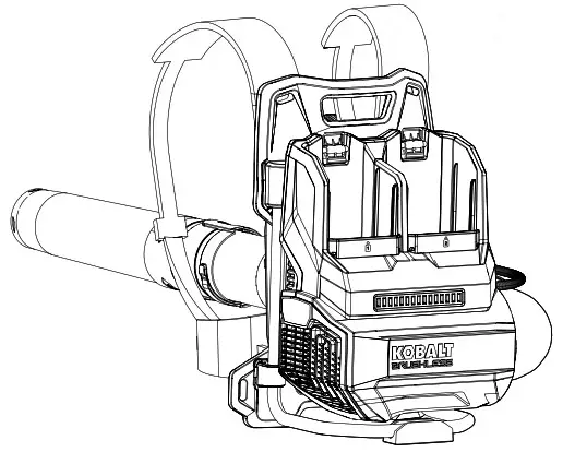 KOBALT KBB 7580 06 80V Backpack Blower - Cover