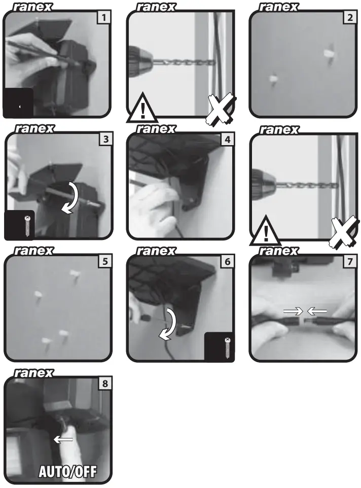 ranex 5000 346 Liverpool LED Solar Wandlamp Met Sensor - FIGURE 1