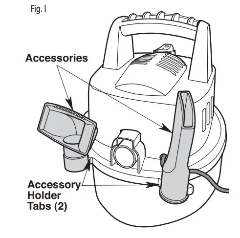 Craftsman CMXEVBE172500 Wet Dry Shop Vacuum - Accessories