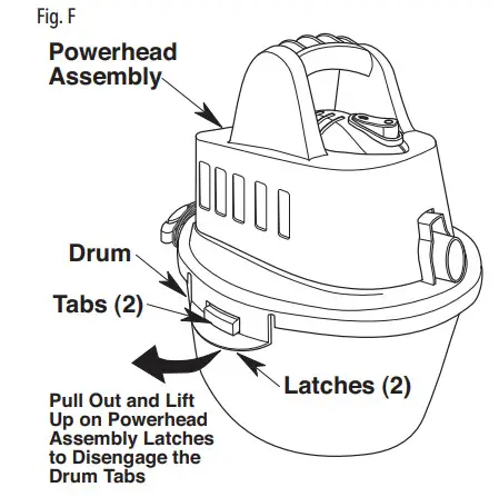 Craftsman CMXEVBE172500 Wet Dry Shop Vacuum - Assembly
