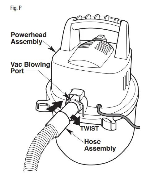 Craftsman CMXEVBE172500 Wet Dry Shop Vacuum - Blowing