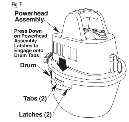 Craftsman CMXEVBE172500 Wet Dry Shop Vacuum - Powerhead