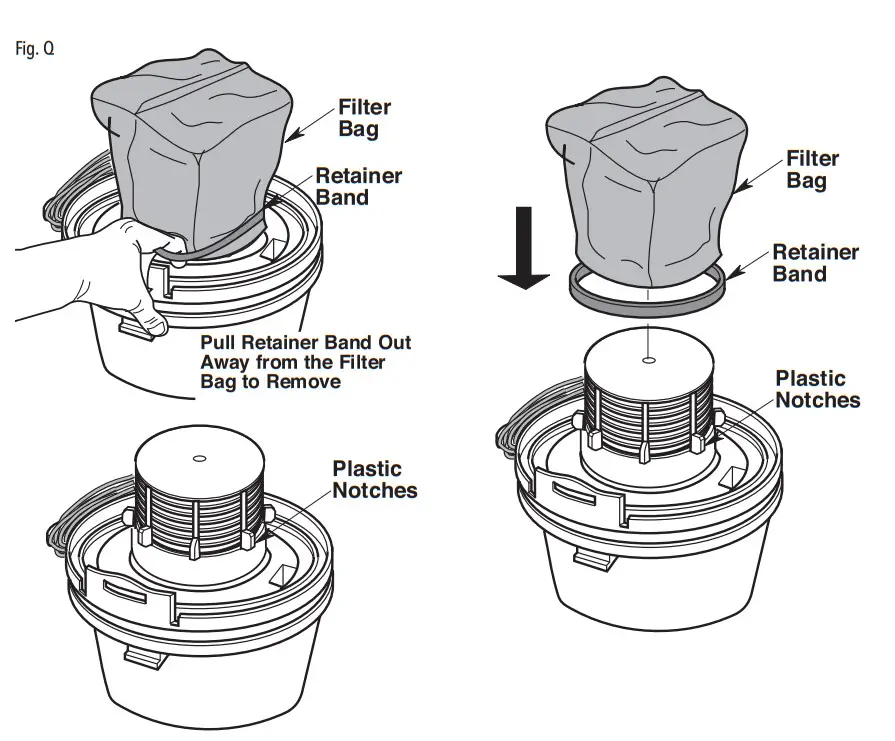 Craftsman CMXEVBE172500 Wet Dry Shop Vacuum - Retainer