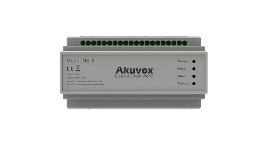 Akuvox Ns-2 Network Switch Installation Guide Akuvox Ns-2 Network Switch Installation Guide