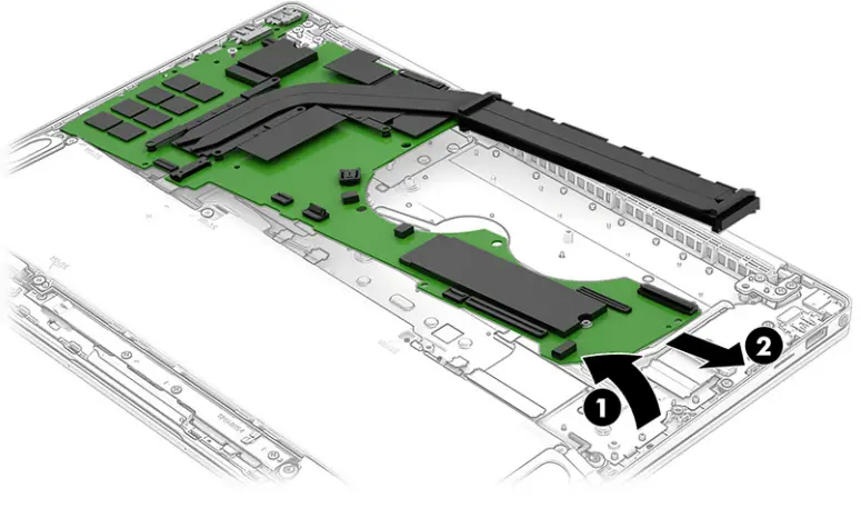 hp Pavilion Plus 14 Inch Laptop PC - Touchpad cable3