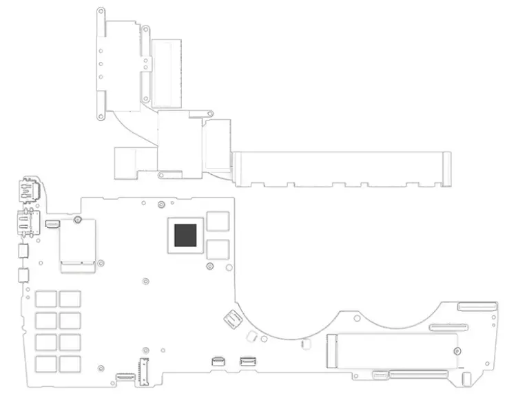 hp Pavilion Plus 14 Inch Laptop PC - heat sink5