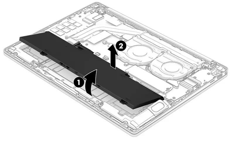 hp Pavilion Plus 14 Inch Laptop PC - speaker cable2