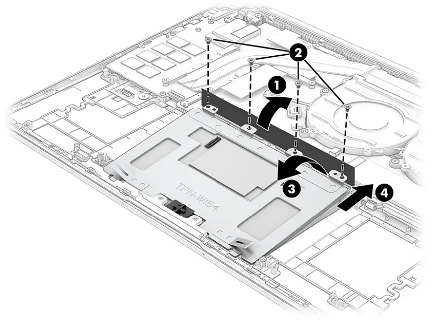 hp Pavilion Plus 14 Inch Laptop PC - speaker cable5