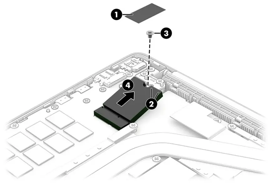 hp Pavilion Plus 14 Inch Laptop PC - speaker cable6
