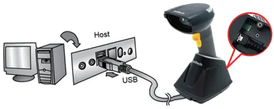 unitech MS852P Wireless 2D Imager Scanner - Images