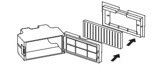 Lefant M213 Series Robot Vacuum Cleaner - filter assembly