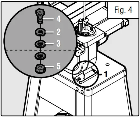 WEN BA1411 14 Inch Two Speed Band Saw - STAND 4