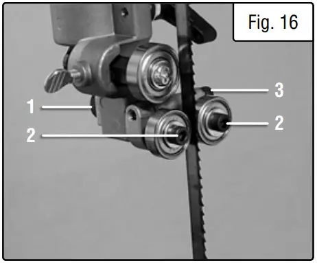 WEN BA1411 14 Inch Two Speed Band Saw - Side Bearings