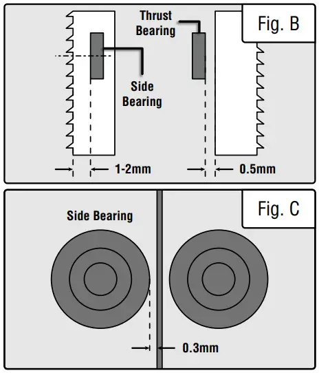 WEN BA1411 14 Inch Two Speed Band Saw - teeth of the blade