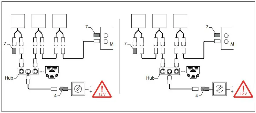 vetus EAIR04024 Air Cooled E Air Electric Propulsion Motor Instruction Manual - Wiring diagrams