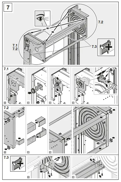 HORMANN HS 7030 PU 42 High Speed Roller Doors - fig 11