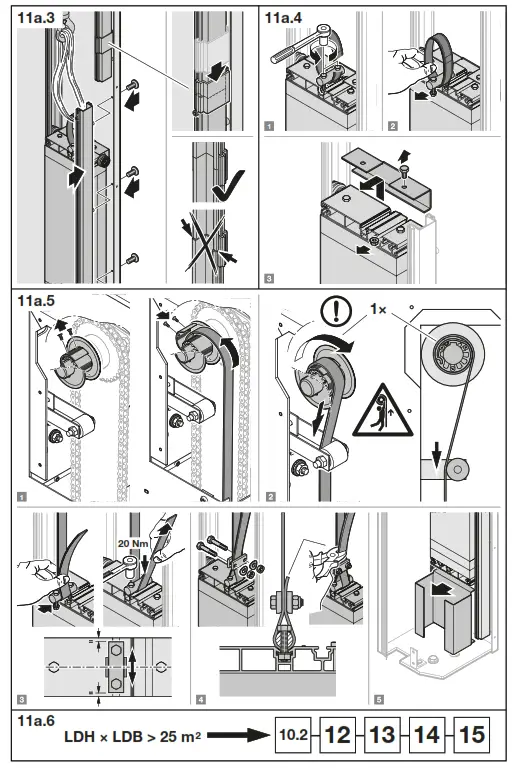 HORMANN HS 7030 PU 42 High Speed Roller Doors - fig 23