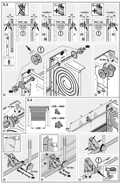 HORMANN HS 7030 PU 42 High Speed Roller Doors - fig 8