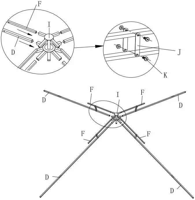 Outsunny 84C 184CF 2 Tier Garden Gazebo and Mesh Curtains - similar screws 4