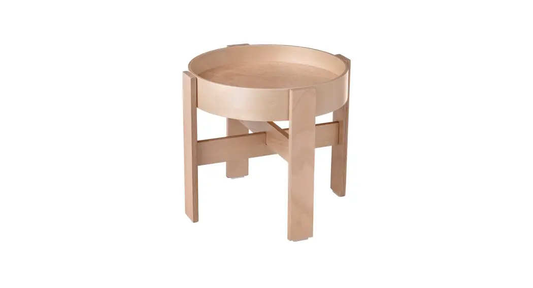 Ikea Bastua Side Table Birch Veneer 45 Cm Instructions