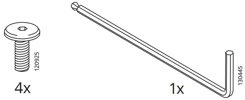 IKEA BASTUA Side Table Birch Veneer 45 Cm - overview 2