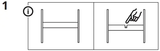 IKEA BASTUA Side Table Birch Veneer 45 Cm - overview 3