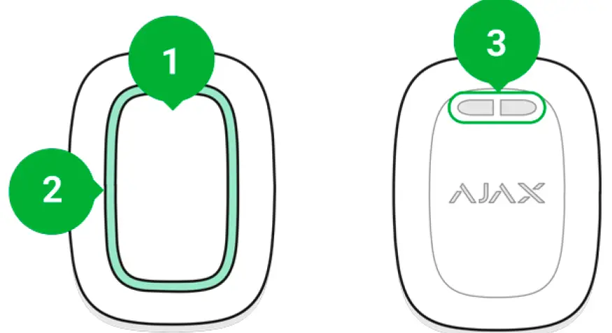 AJAX Smart Button Wireless Panic 1