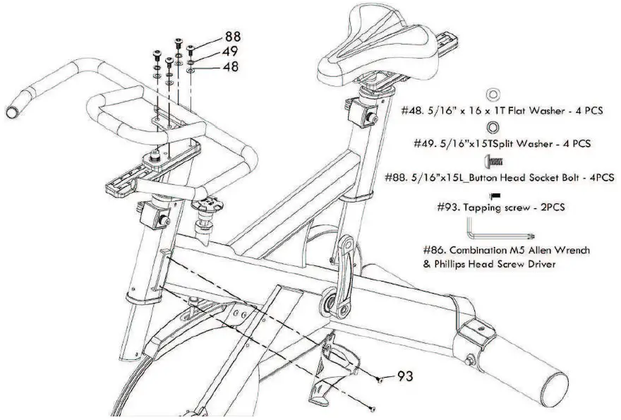 TUNTURI-14PTSB2000-Platinum-PRO-Sprinter-Bike-fig- (3)