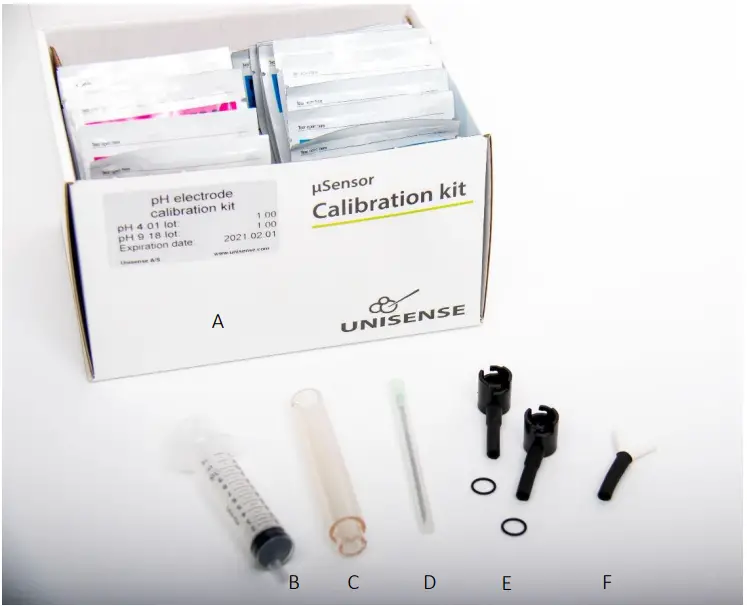 UNISENSE 2023.05 pH Calibration Kit - fig 1